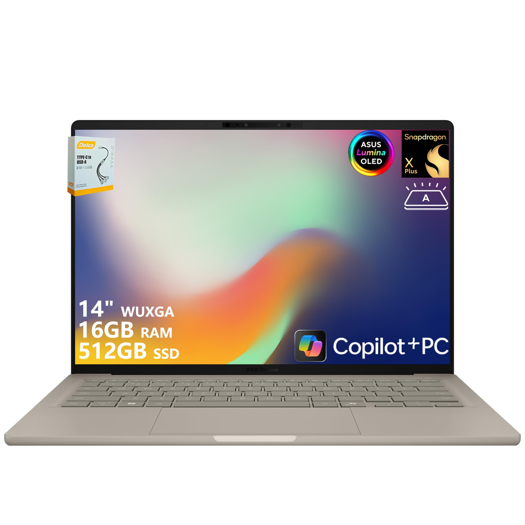 Amazon.co.jp: ASUS Zenbook A14 Copilot+ AI PC ノートパソコン | 14